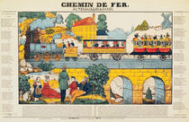 The Versailles to Paris Railway by French School