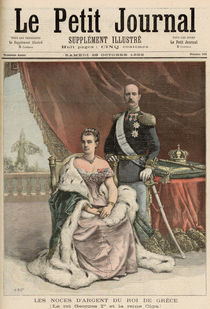 The Silver Wedding Anniversary of the King of Greece von Henri Meyer