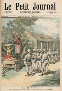 Kana Fetishes in Dahomey, from 'Le Petit Journal' von Fortune Louis & Meyer, Henri Meaulle