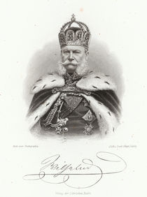 William I, King of Prussia in the 'Allgemeine Moden-Zeitung' von German School