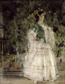 Portrait of Maria Kusnetsova-Benois as Carmen by Aleksandr Jakovlevic Golovin