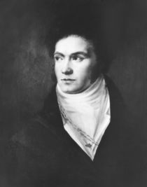The young Ludwig van Beethoven 1806 by Isidor Neugass
