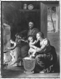 Holy Family, after 1650 by Jacques Stella