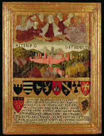 The Virgin Protecting Siena from the Earthquake of 1466 by Italian School