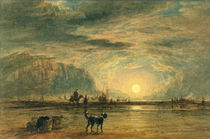 Beach Scene - Sunrise, c.1820 by David Cox