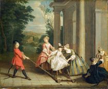 Children Playing with a Hobby Horse by Joseph Francis Nollekens
