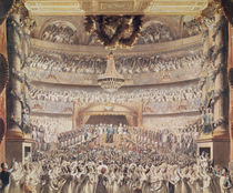 Louis XVIII at the Theatre de l'Odeon von Francois Buffet