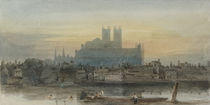 Westminster from Lambeth, c.1813 by David Cox