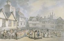 A Review in a Market Place by Thomas Rowlandson