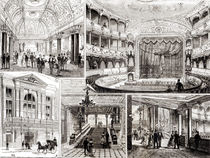 The Empire Theatre, Leicester Square by English School
