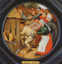 The Drunkard Pushed into the Pigsty by Pieter Brueghel the Younger