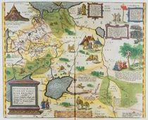 Map of the Russian Empire, 1588 by Abraham Ortelius