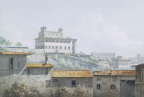The Villa Medici, Rome, 1784 von John Warwick Smith