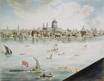Panoramic view of London, 1792-93 by Robert Barker