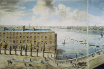 Panoramic view of London, 1792-93 by Robert Barker