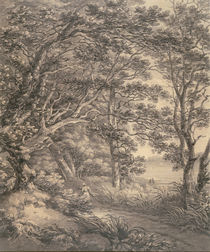 River Landscape with Figures by Thomas Hearne