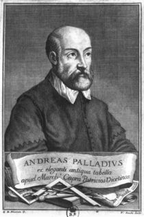 Andrea Palladio engraved by Francesco II Zucchi von Giovanni Battista Marioti