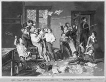 Scene of disorder at school von Philibert Louis Debucourt