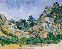 The Alpilles, 1889 by Vincent Van Gogh