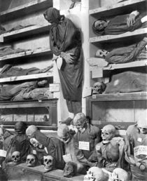 Mummies in the Palermo catacombs von Giorgio Sommer