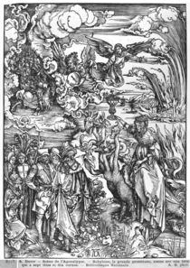 Scene from the Apocalypse, the great Babylonian whore von Albrecht Dürer