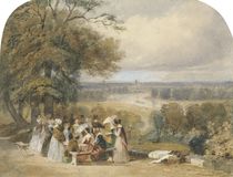 A Picnic on Richmond Hill by Joseph Murray Ince
