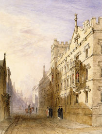 Exeter College, Oxford, 1835 by Joseph Murray Ince