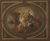 Sketch for an Oval Ceiling by Louis Laguerre