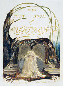 Title page, plate 1 from 'The First Book of Urizen' by William Blake