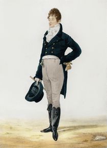 Portrait of George 'Beau' Brummell 1805 von Robert Dighton
