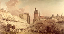 Demolition of the Houses on the Pont au Change in 1788 von Hubert Robert