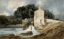The Abbey Mill, Knaresborough von Thomas Girtin