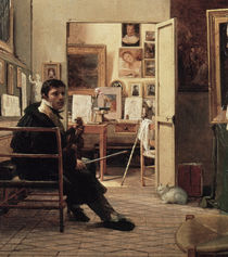 The Studio of Ingres in Rome von Jean Alaux
