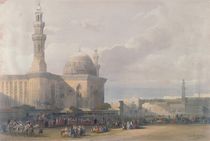 Mosque of the Sultan Hasan from the Great Square of Rumeyleh von David Roberts