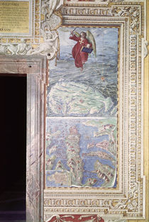 Map of Malta, detail from the 'Galleria delle Carte Geografiche' by Italian School