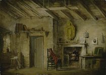 The Deans' Cottage, stage design for 'The Heart of Midlothian' by Alexander Nasmyth