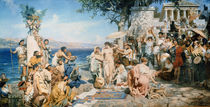 Phryne at the Festival of Poseidon in Eleusin von Henryk Siemieradzki