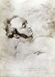 Felix Mendelssohn on his deathbed von Eduard Bendemann