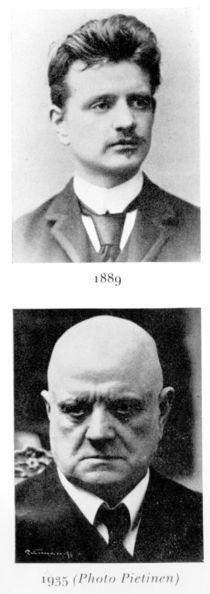 Jean Sibelius 1889 von Finnish Photographer
