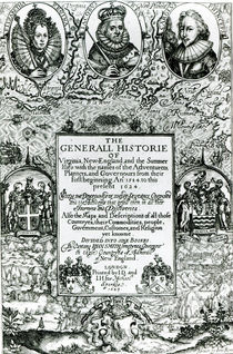 The General Histoire of Virginia by English School