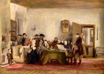 Sketch for 'The Reading of a Will' von David Wilkie