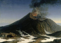 The Eruption of Etna von Jacob-Philippe Hackert