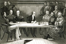 A conference at Chusan between Commodore Bremer and Chang by German School