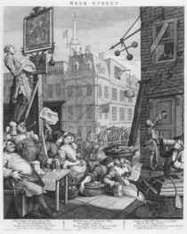 Beer Street, 1751 by William Hogarth