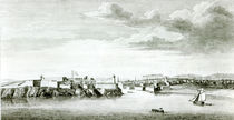 A Prospect of the Moro Castle and City of Havana from the sea by English School