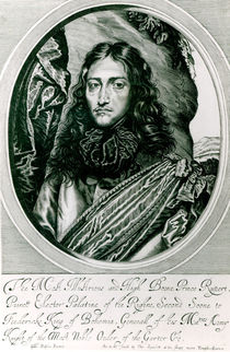 Prince Rupert of the Rhine engraved by William Faithorne von William Dobson