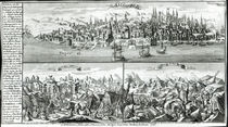The city of Lisbon before, during and after the Earthquake of 1755 von German School