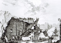 Tower of San Roque, Lisbon after the earthquake of 1755 by French School