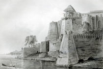 Fort on the Yamuna River, India by William Orme