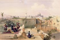 Mosque of Omar showing the Site of the Temple by David Roberts